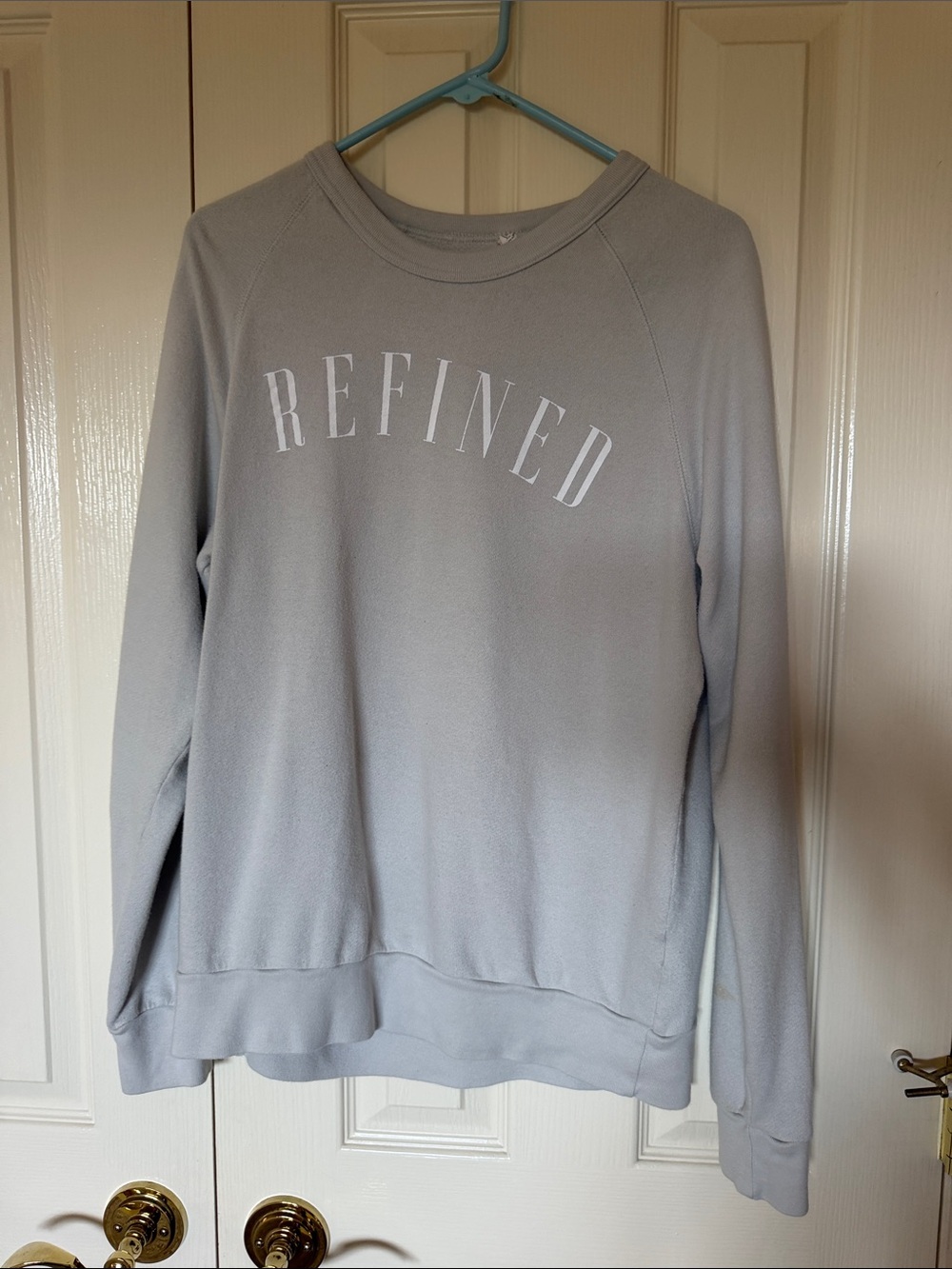 Alternative Light Gray 'REFINED' Pullover Sweatshirt